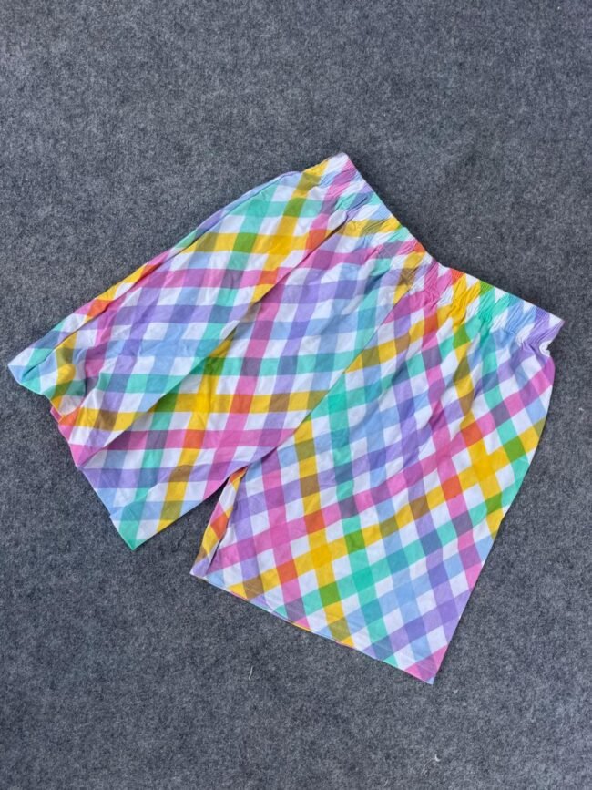 Multi colour diamond checks