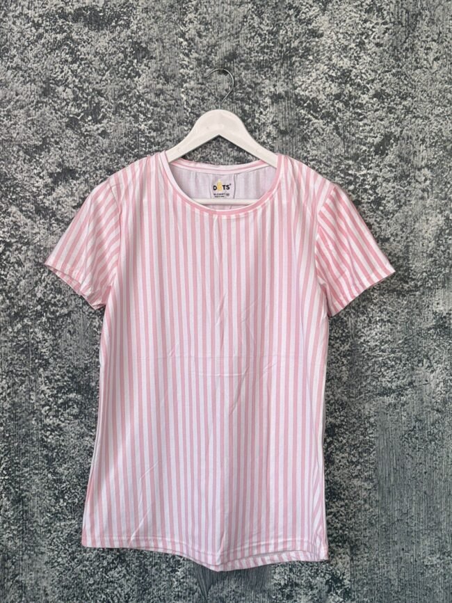 Pink vertical stripes