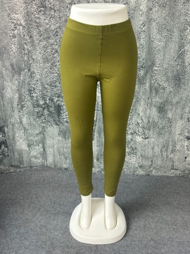 Mustard green ankle fit